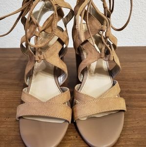 Cato Lace-Up Heeled Sandals